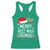 Funny Santa Rizz Christmas Racerback Tank Top Merry Rizzmas Sigmas