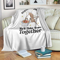 Rigatoni Pasta Chef Marcus The Worm Throw Blanket We'll Make Some Together Wholesome Weird Meme - Wonder Print Shop