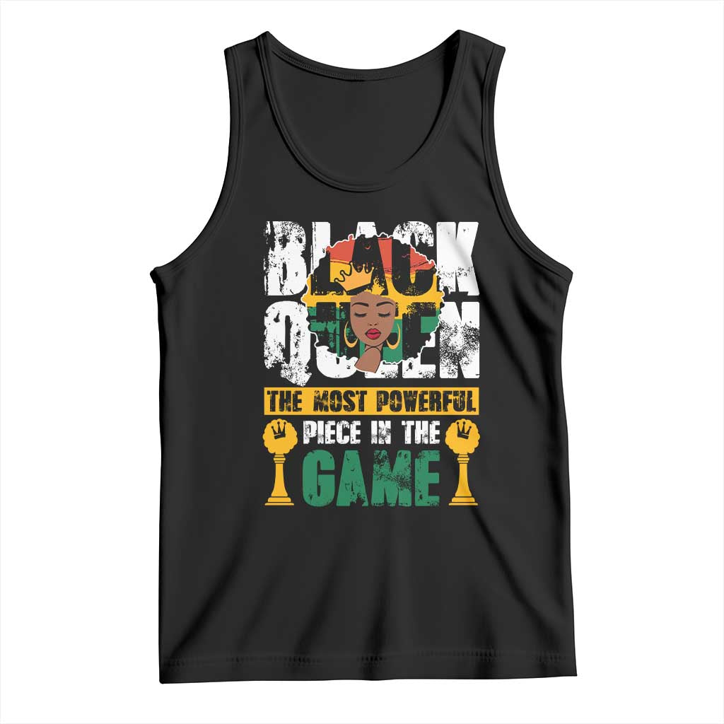 Black Queen Tank Top The Most Powerful Piece In The Game Afro Melanin