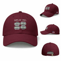 Simpler Times Retro Pager Code Nostalgia 90s Baseball Cap 07734 143 14 1432 Vintage Beeper Graphic