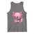 Kawaii Axolotl Eating Ramen Tank Top Japanese Noodles Lover Anime Otaku Manga