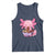 Kawaii Axolotl Eating Ramen Tank Top Japanese Noodles Lover Anime Otaku Manga