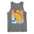 Funny Cat Japanese Anime Kawaii Tank Top Catzilla Meme Retro Vintage Graphic