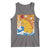 Funny Cat Japanese Anime Kawaii Tank Top Catzilla Meme Retro Vintage Graphic