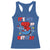 Spider Birthday Racerback Tank Top It's My 3rd Bday Party 3 Years Old Boy