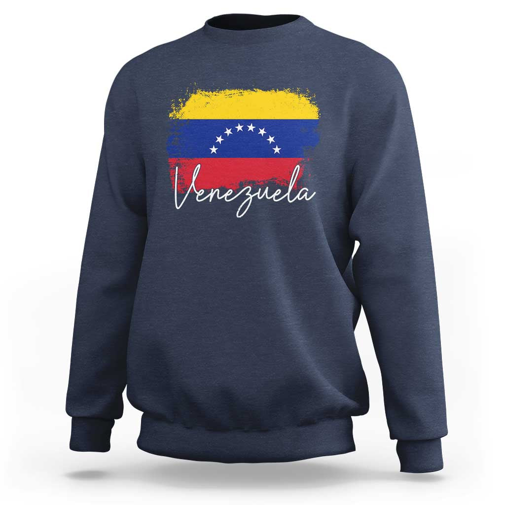 Venezuela Flag Pride Patriotic Sweatshirt for Venezuelan Roost - Wonder Print Shop