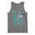 Eagles Inspirational Tank Top LOVE Cool Eagle Lover Vintage