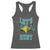 Eagles Inspirational Racerback Tank Top Green Birds Let's Hunt