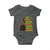 I Am Black Man Baby Onesie Cool Locd African American Pride Black History Month