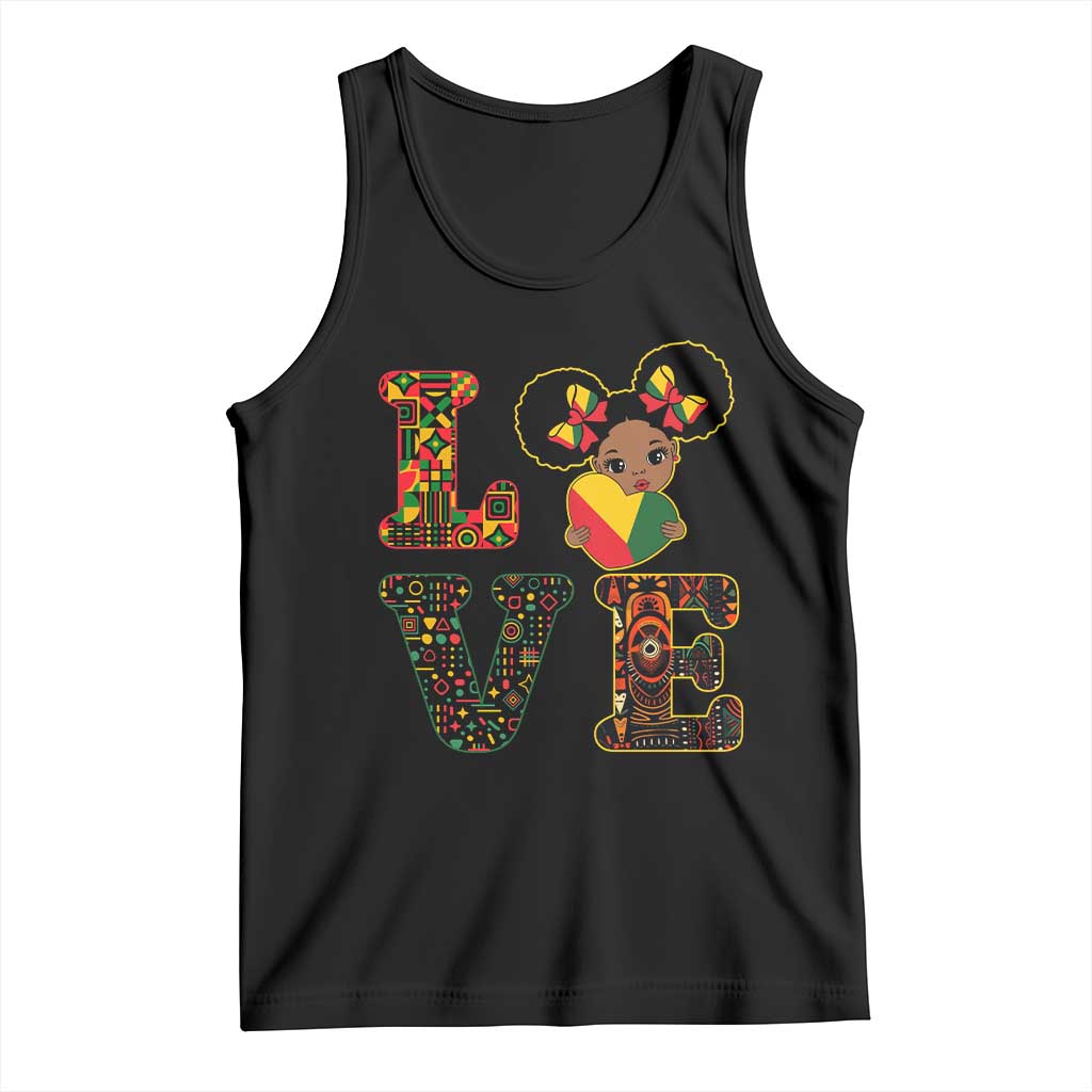 I Am Black Child Tank Top LOVE Black History Month Strong African American Pride