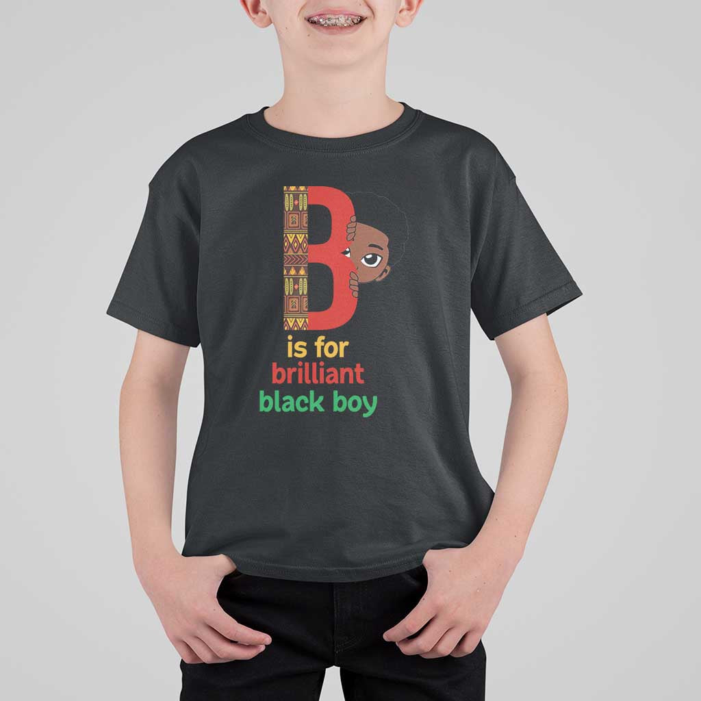 Black History Month Boy T Shirt For Kid B Is For Brilliant HBCU Education