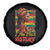 I Am Black History Spare Tire Cover African American Pride Woman