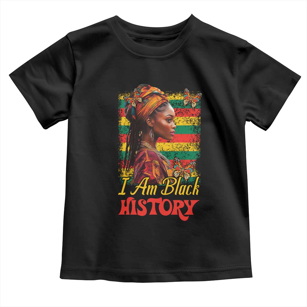 I Am Black History Toddler T Shirt African American Pride Woman