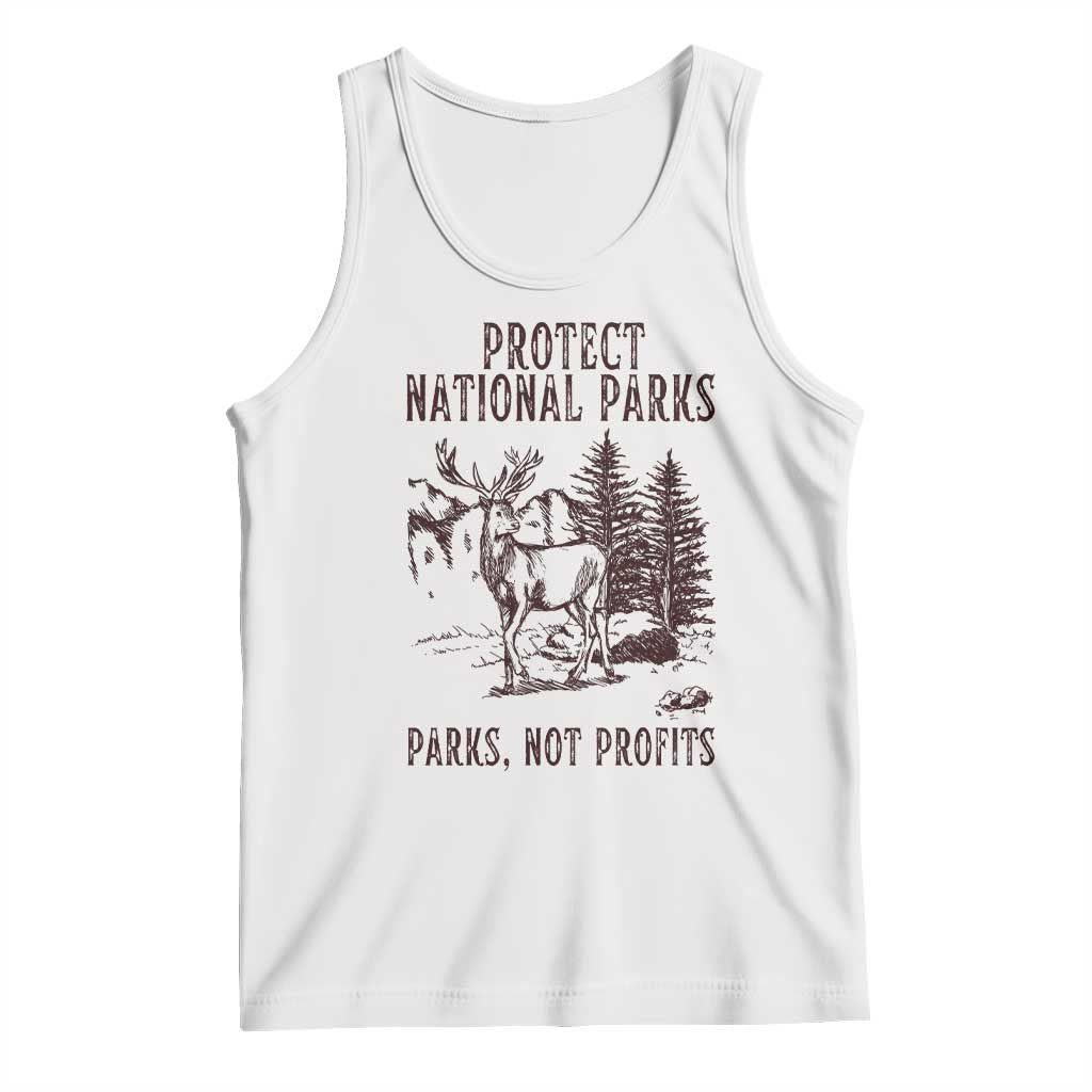 Protect National Parks Tank Top Support Parks Not Profits Deer