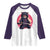 Japanese Ninja Cat Raglan Shirt Ancient Japan Warrior Samurai Tattoo Kawaii Vintage