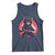 Japanese Ninja Cat Tank Top Ancient Japan Warrior Samurai Tattoo Kawaii Vintage