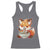 Kawaii Fox Ramen Japanese Racerback Tank Top Japanese Anime Otaku Manga Cute Graphic