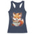 Kawaii Fox Ramen Japanese Racerback Tank Top Japanese Anime Otaku Manga Cute Graphic