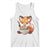 Kawaii Fox Ramen Japanese Tank Top Japanese Anime Otaku Manga Cute Graphic