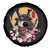 Japanese Samurai Cat Spare Tire Cover Ancient Ninja Kitten Warrior Tattoo Kawaii Otaku Retro