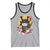 Japanese Samurai Cat Tank Top Ancient Ninja Kitten Warrior Tattoo Kawaii Otaku Retro