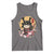 Japanese Samurai Cat Tank Top Ancient Ninja Kitten Warrior Tattoo Kawaii Otaku Retro