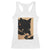 Kawaii Cat Eating Sushi Racerback Tank Top Japanese Anime Manga Otaku Retro Vintage Graphic