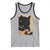 Kawaii Cat Eating Sushi Tank Top Japanese Anime Manga Otaku Retro Vintage Graphic