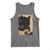 Kawaii Cat Eating Sushi Tank Top Japanese Anime Manga Otaku Retro Vintage Graphic