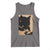 Kawaii Cat Eating Sushi Tank Top Japanese Anime Manga Otaku Retro Vintage Graphic