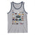 Shark Faces Tank Top Type Of Sharks Identification Marine Biology