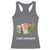 Funny Cursed Cat Meme Racerback Tank Top I Eat Cement Oddly Specific Dank Meme