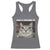 Funny Silly Cat Meme Racerback Tank Top Rage Is Consuming Me Staring