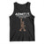 Funny Bigfoot Tank Top Admit It Life Would Be Boring Without Me Rock Hand