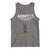 Funny Bigfoot Tank Top Admit It Life Would Be Boring Without Me Rock Hand