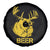 Funny Deer Hunting Spare Tire Cover Bear Plus Deer Equals Beer USA Hunter