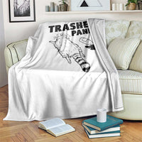 Funny Trashed Panda Throw Blanket Drunk Raccoon Meme Hot Mess - Wonder Print Shop