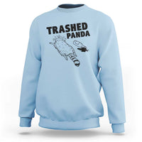 Funny Trashed Panda Sweatshirt Drunk Raccoon Meme Hot Mess - Wonder Print Shop