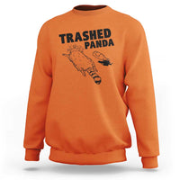 Funny Trashed Panda Sweatshirt Drunk Raccoon Meme Hot Mess - Wonder Print Shop