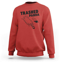 Funny Trashed Panda Sweatshirt Drunk Raccoon Meme Hot Mess - Wonder Print Shop