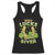 Funny St Patricks Day Racerback Tank Top Zero Lucks Given Irish Shamrock