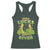 Funny St Patricks Day Racerback Tank Top Zero Lucks Given Irish Shamrock