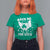 Funny St Patricks Day T Shirt For Women Rub Me For Luck Shamrock Irish Cock Chicken - Wonder Print Shop