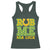 Funny St Patricks Day Racerback Tank Top Rub Me For Luck Shamrock Adult Humor