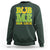 Rub Me For Luck St Patrick's Day Shamrock Funny Adult Humor Sweatshirt - Wonder Print Shop