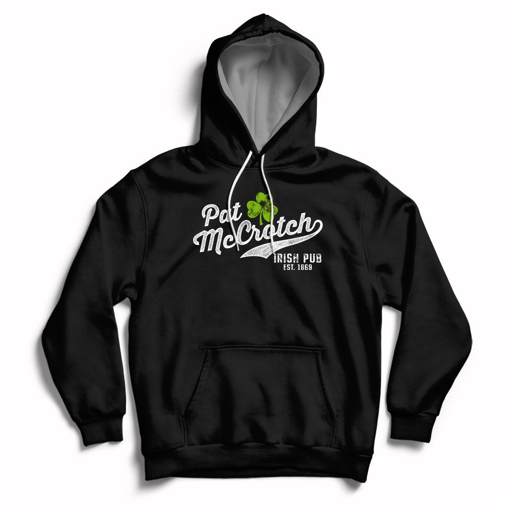 Pat McCrotch Funny Dirty Adult Humor Irish St Patrick's Day Hoodie - Wonder Print Shop