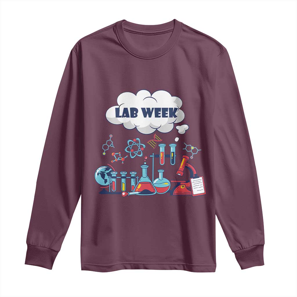 Lab Week Long Sleeve Shirt Medical Laboratory Science Lab Experiments