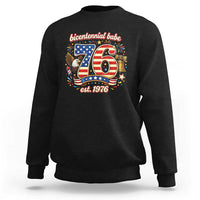 Patriotic Bicentennial Babe Est 1976 Sweatshirt Eagle Fireworks 50th Birthday