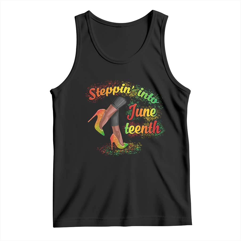 Stepping Into Juneteenth Tank Top High Heels African American Black History