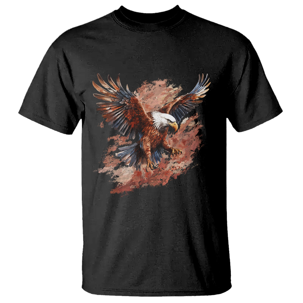 American Bald Eagle T Shirt Proud Patriotic US Pride 4th Of July - Wonder Print Shop